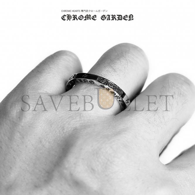 CHROME HEARTS 3MM THE ROLLING STONES B*TCH SPACER RING