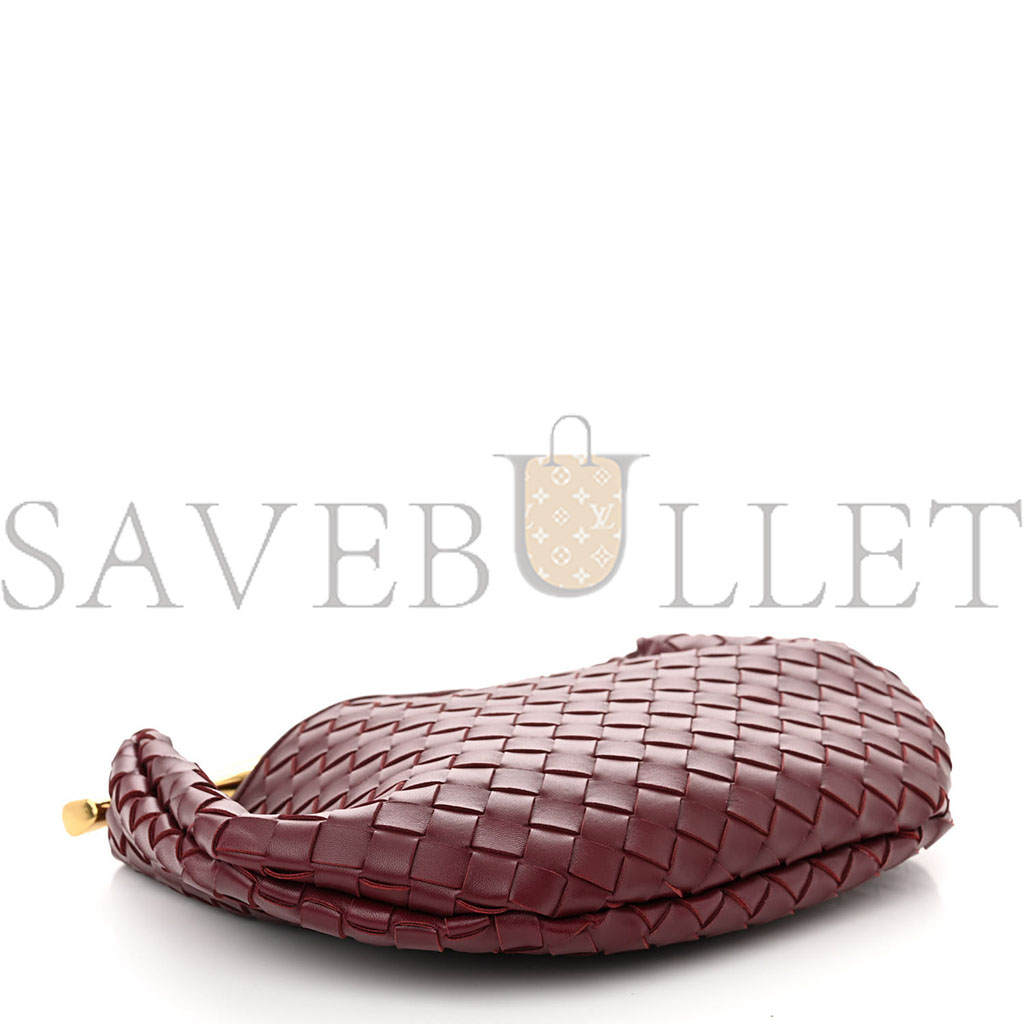 BOTTEGA VENETA NAPPA INTRECCIATO SARDINE BAG BAROLO (34*23*3cm)