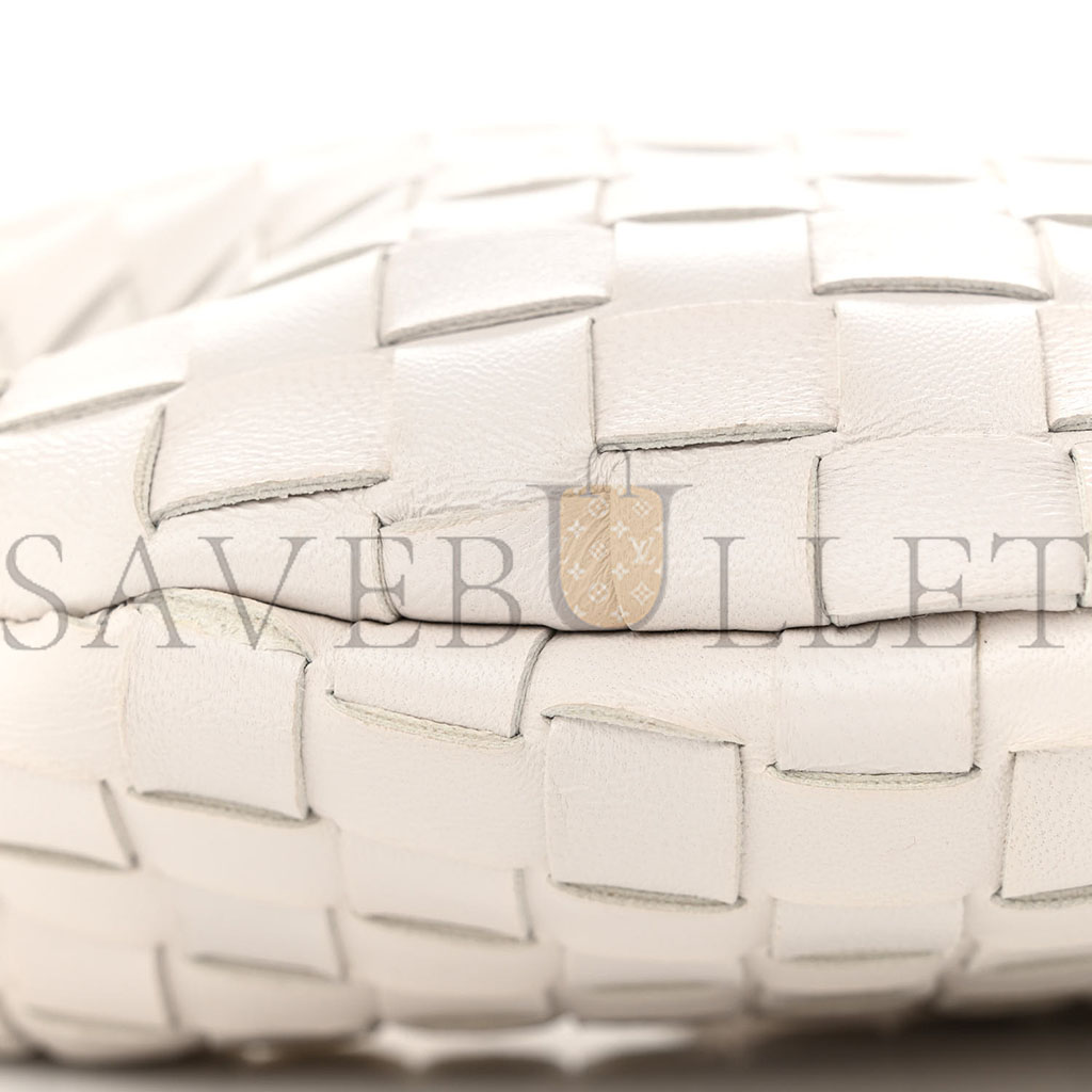 BOTTEGA VENETA NAPPA INTRECCIATO SARDINE BAG CHALK (36*23*3cm)