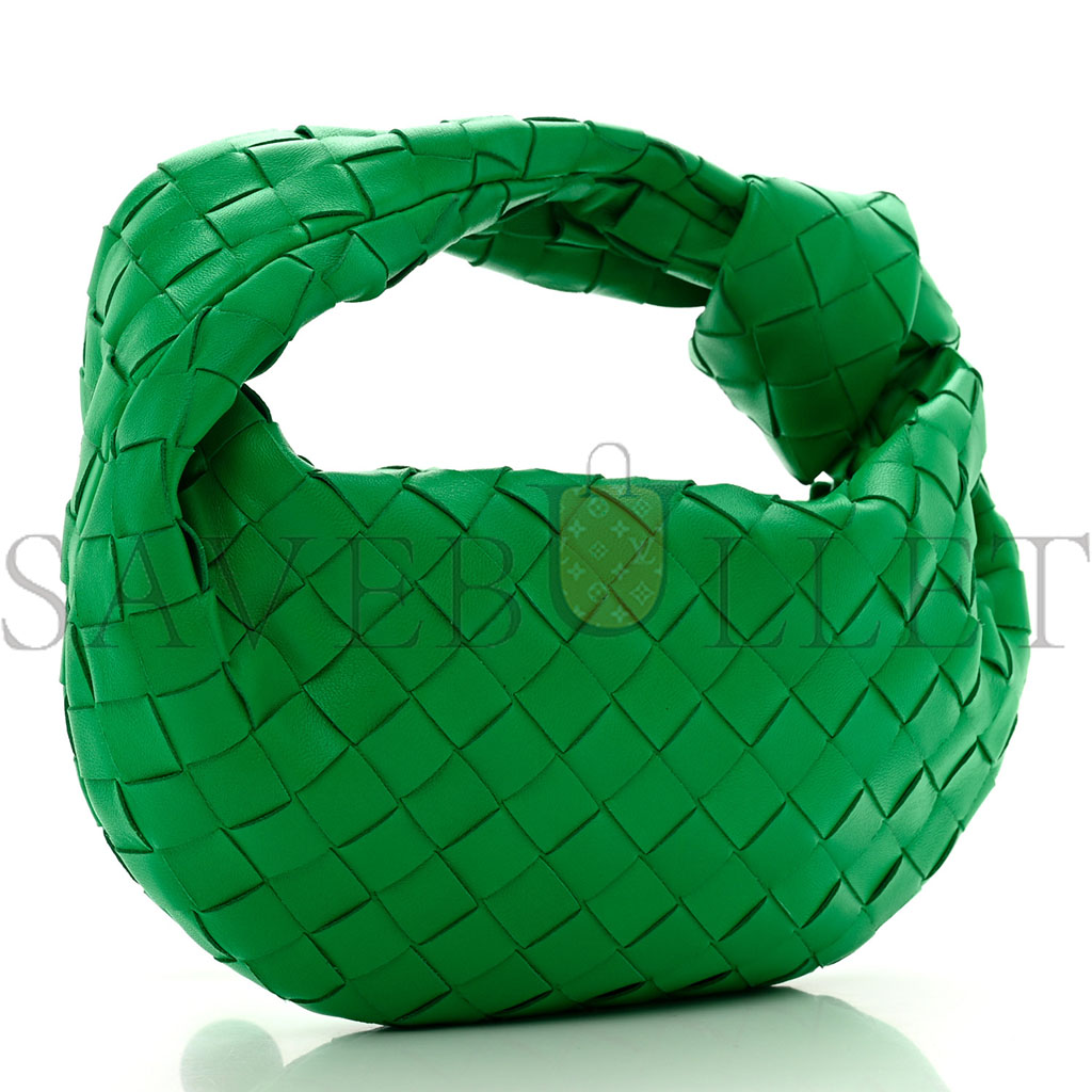 BOTTEGA VENETA NAPPA INTRECCIATO MINI JODIE GRASS (25*15*3cm)