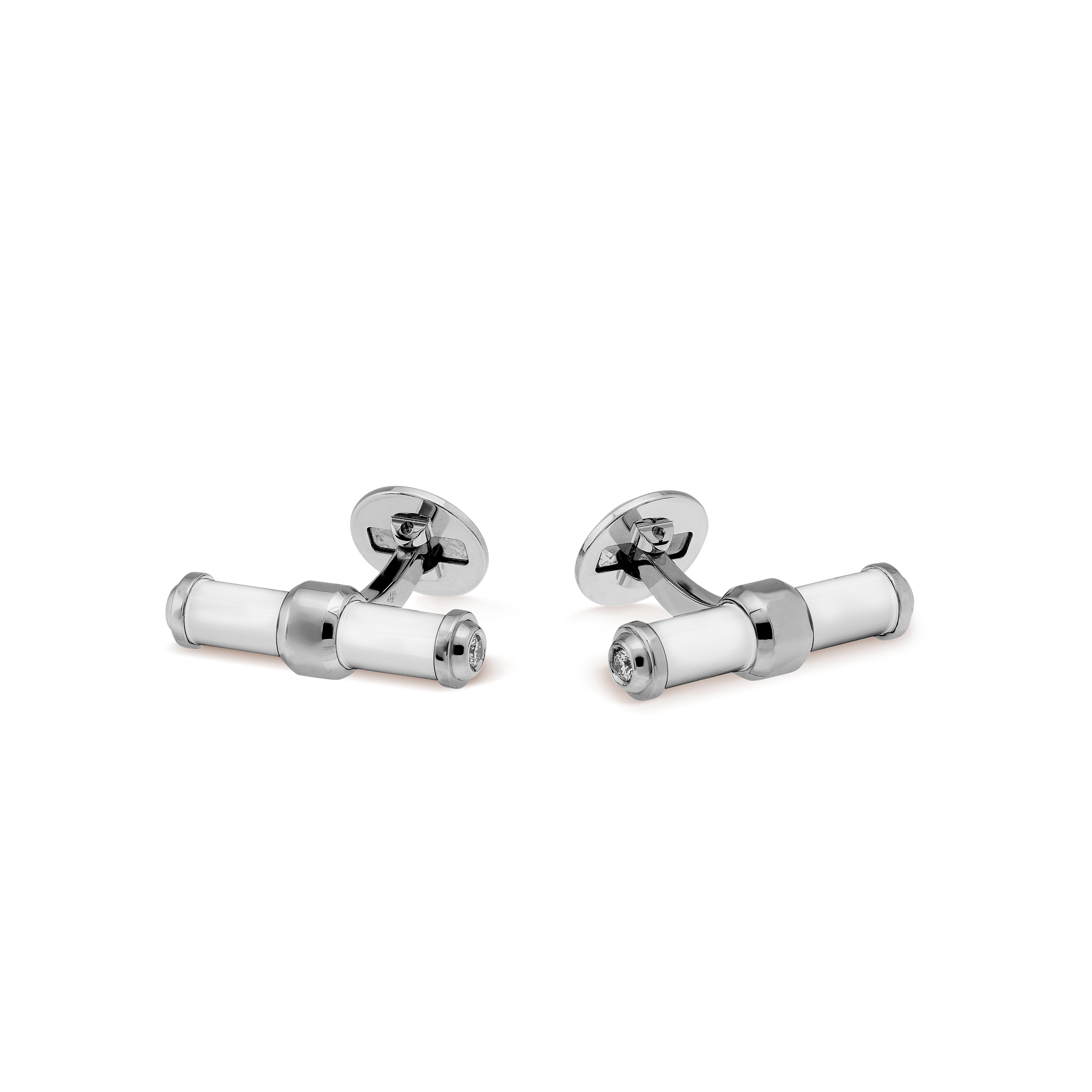 VAN CLEEF ARPELS PIERRE ARPELS STICKS CUFFLINKS - WHITE GOLD, AGATE, DIAMOND VCARO6BB00 VAN CLEEF ARPELS PIERRE ARPELS STICKS CUFFLINKS - WHITE GOLD, AGATE, DIAMOND VCARO6BB00