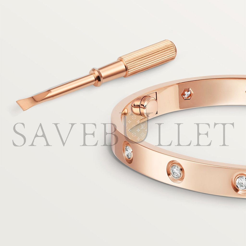 CARTIER  LOVE BRACELET, 10 DIAMONDS B6070217