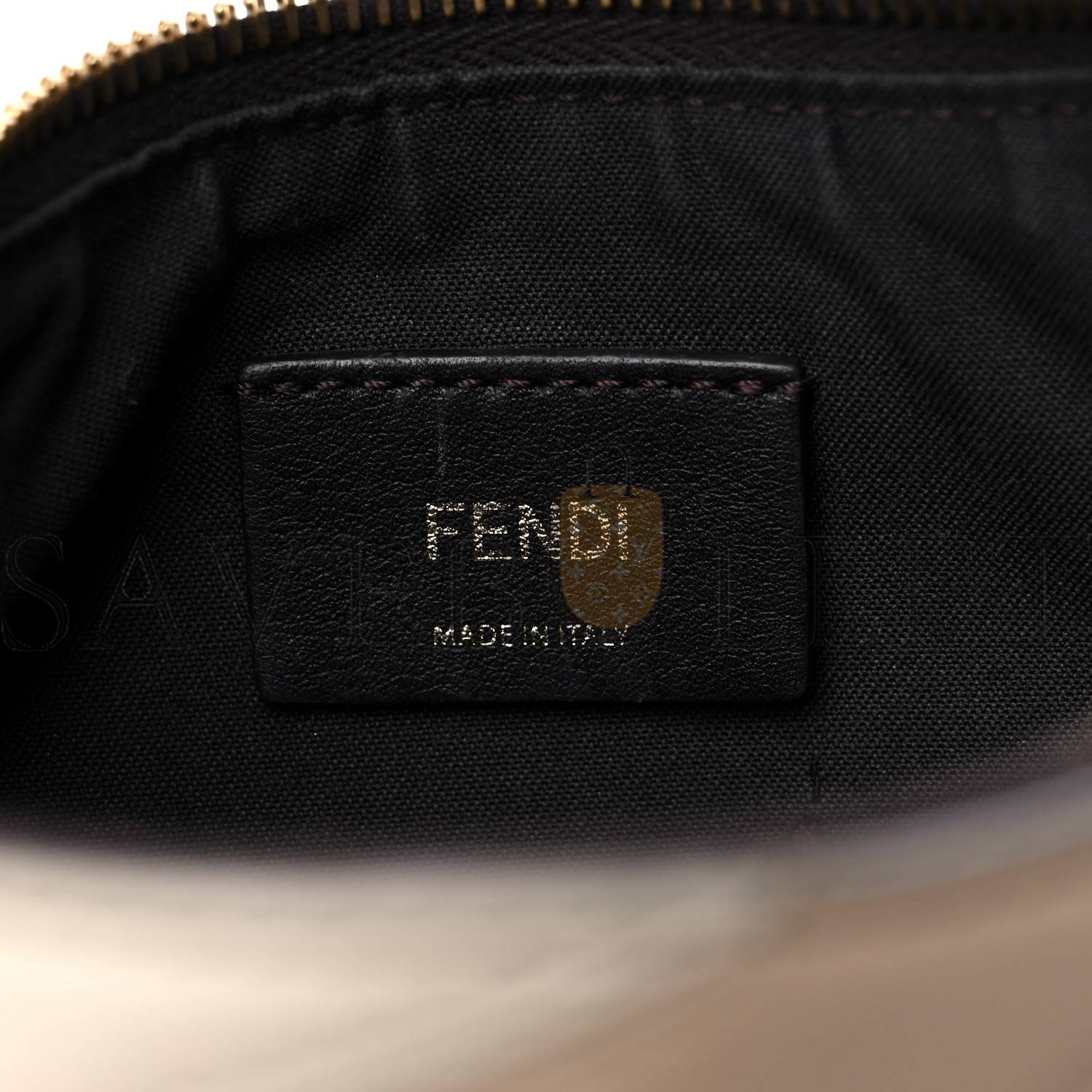 FENDI VITELLO SETA GOATSKIN SUEDE RAINBOW INLAY SMALL FENDIGRAPHY HOBO BAG GRIGIO MULTICOLOR EBANO (29*24.5*10cm)