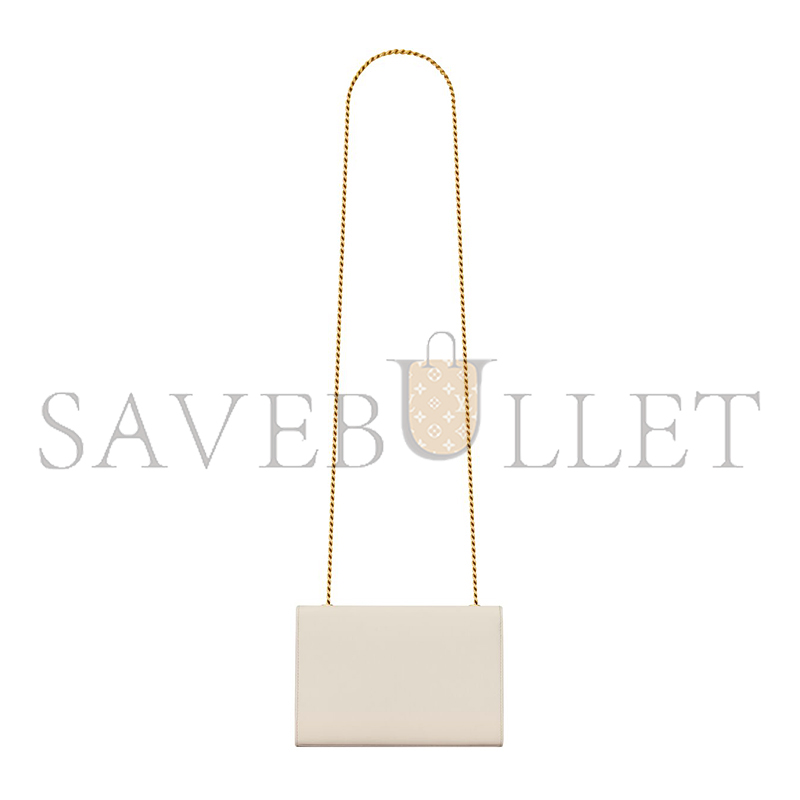 YSL KATE SMALL IN GRAIN DE POUDRE EMBOSSED LEATHER 469390BOW0J9207 (20*12.5*5cm)