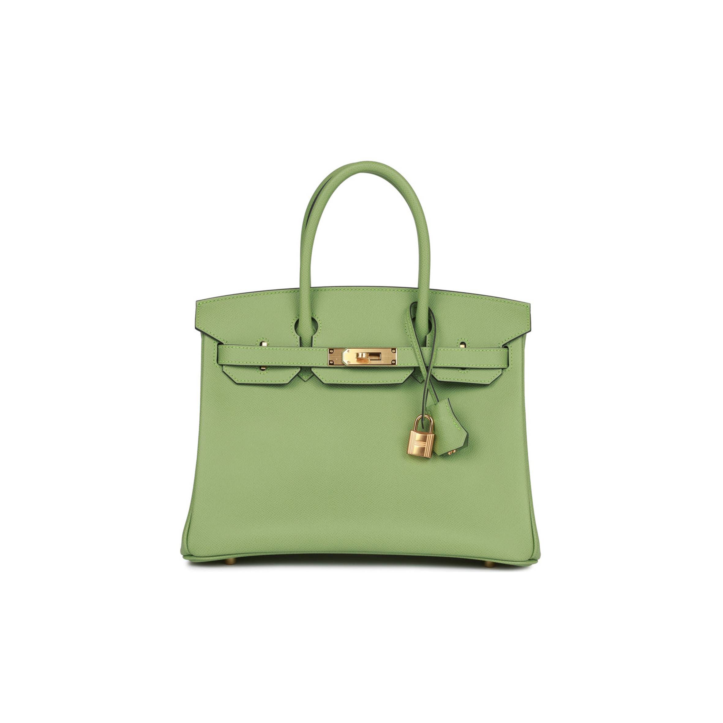 HERMES BIRKIN 30 VERT CRIQUET EPSOM GOLD HARDWARE (30cm)