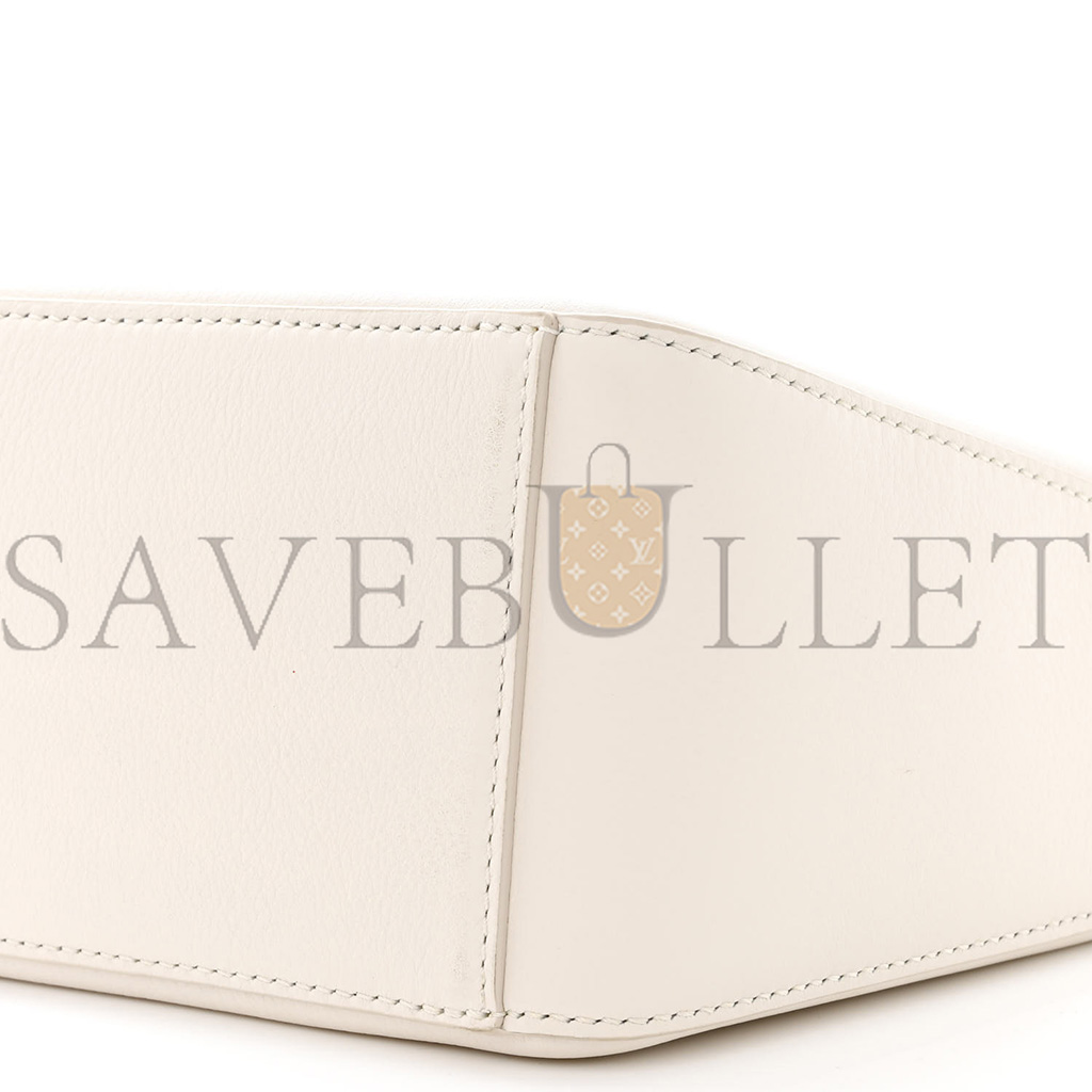 LOEWE CALFSKIN MINI HAMMOCK HOBO SOFT WHITE (17*15*10cm)