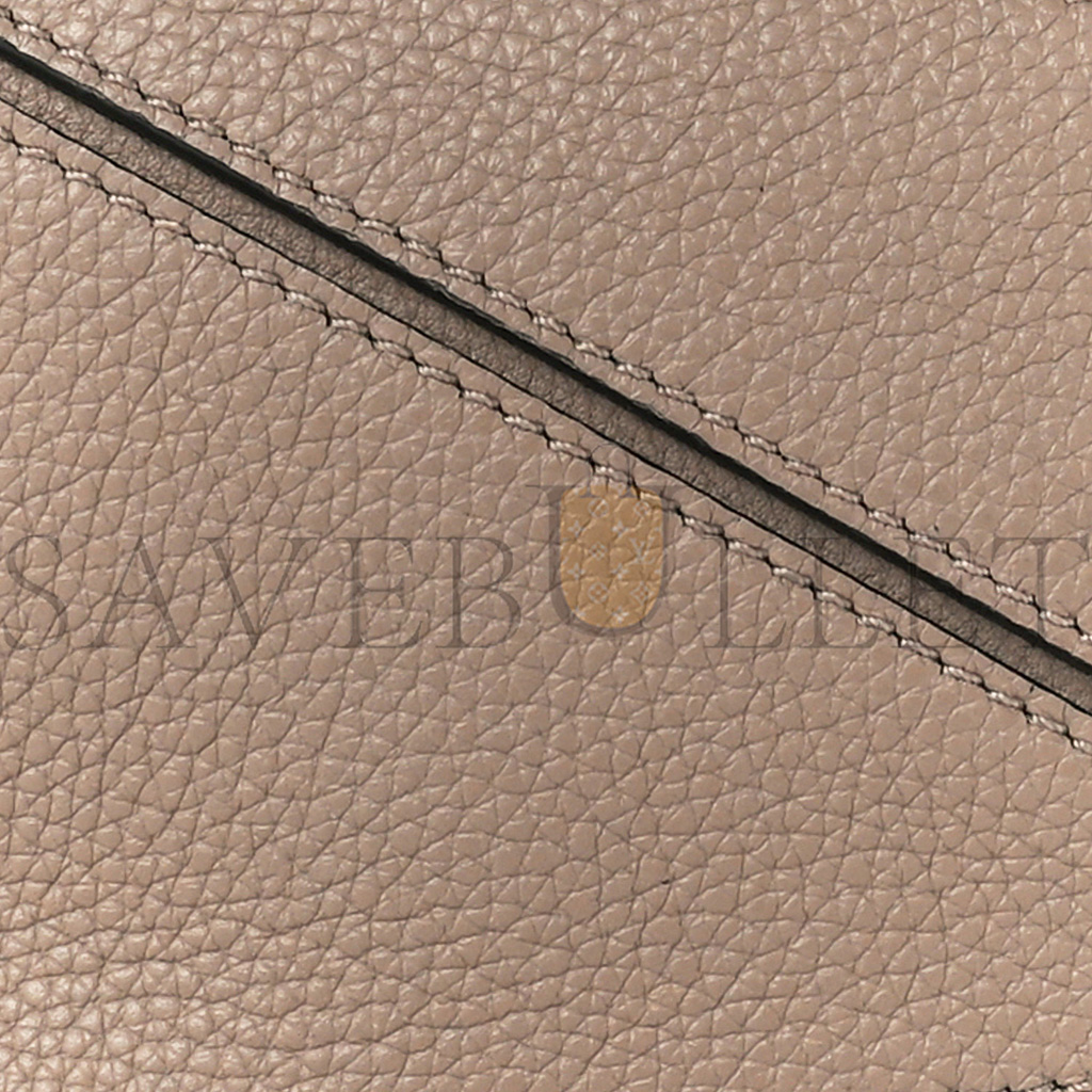 LOEWE CALFSKIN MINI PUZZLE BAG SAND MINK (18*12.5*8cm)