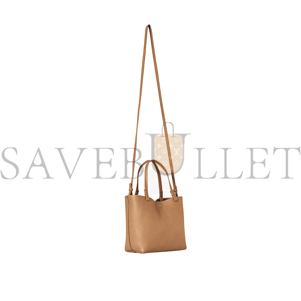 THE ROW SMALL PARK TOTE BAG IN LEATHER CINNAMON W1199L129CMONS (25*22*12cm)