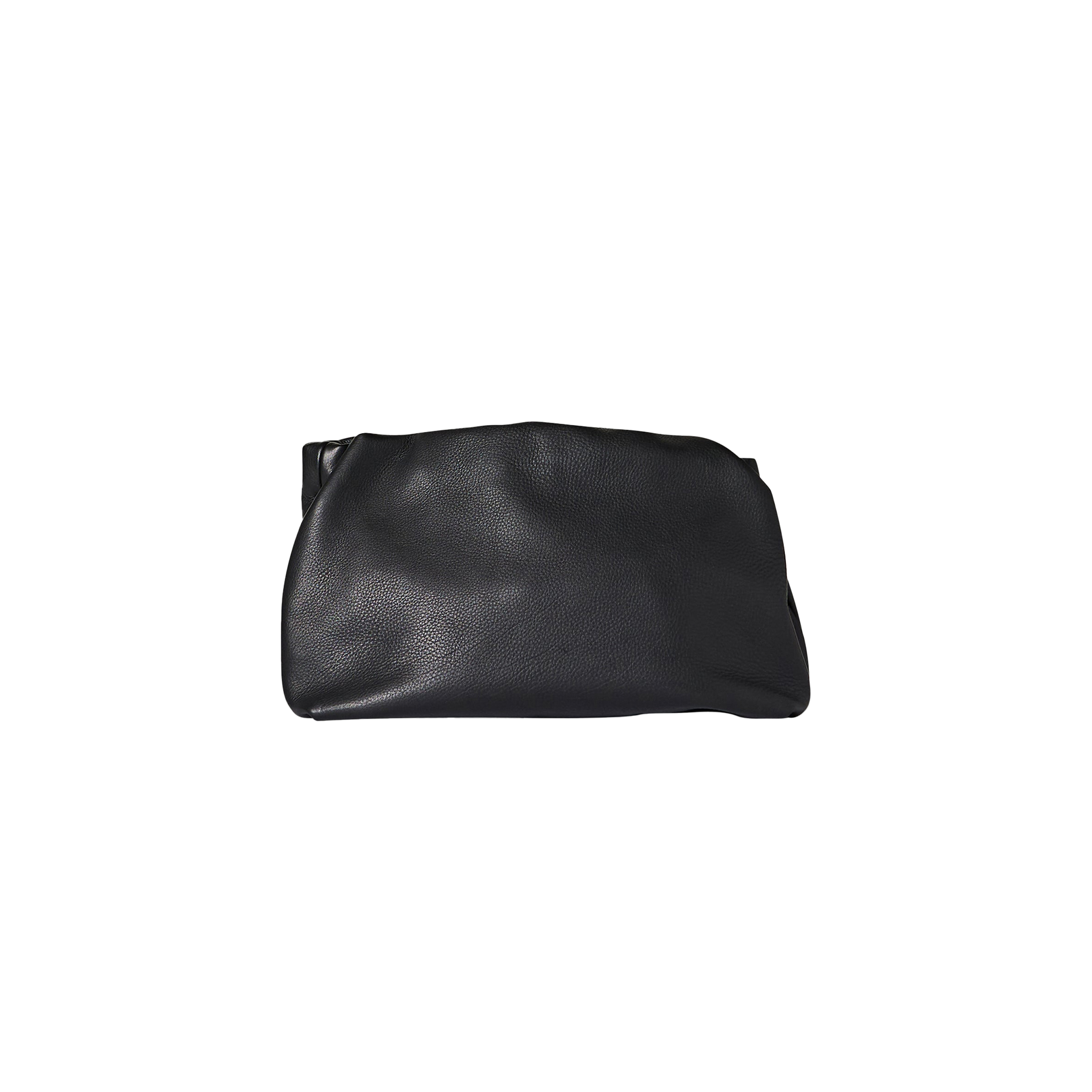 THE ROW BOURSE CLUTCH BAG IN LEATHER BLACK W1280L97BLPL (26*17*6cm)