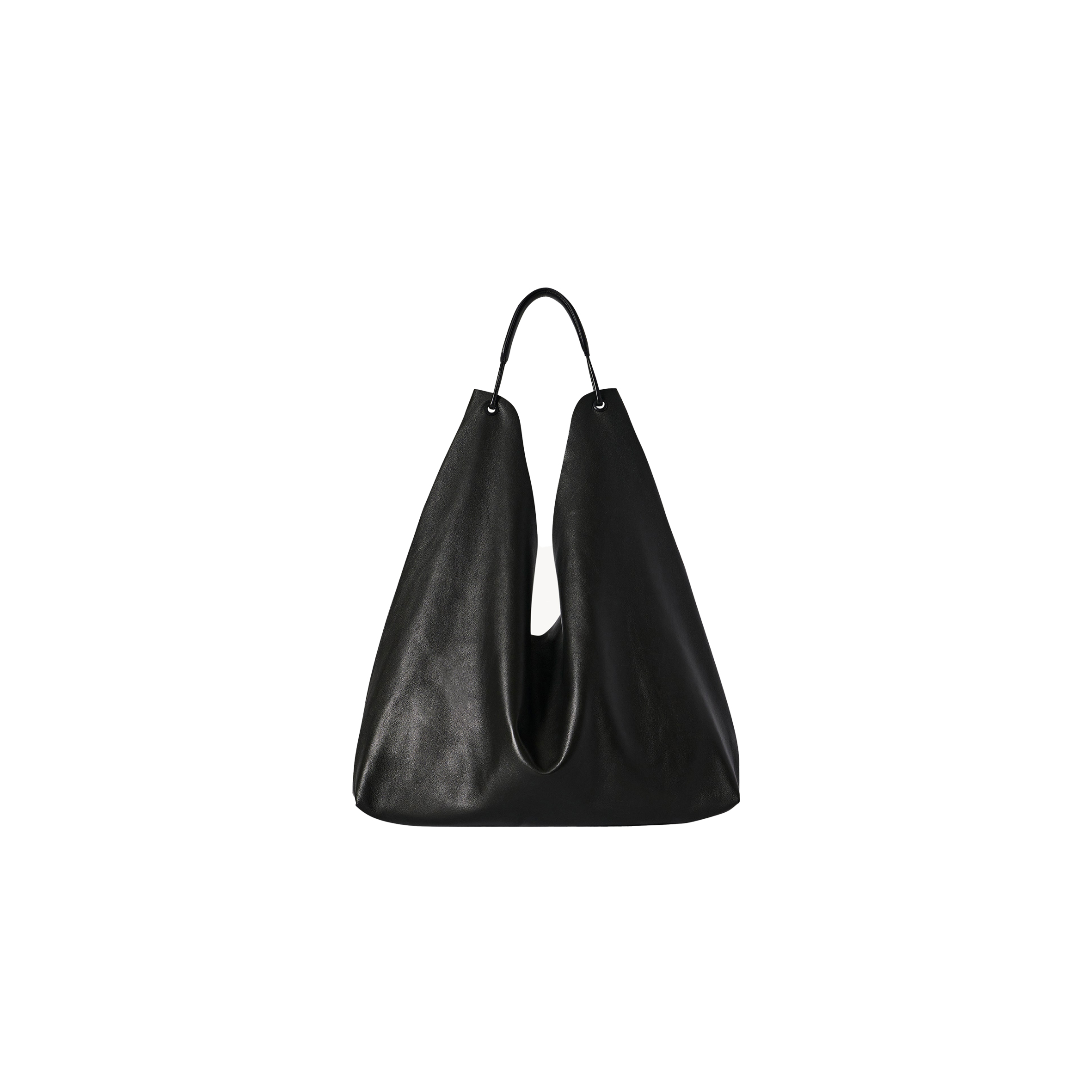 THE ROW BINDLE 3 BAG IN LEATHER BLACK W1623L108BLKBL (31*28*14cm)