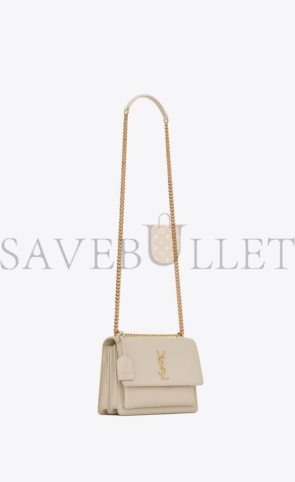 YSL SUNSET MEDIUM CHAIN BAG IN SMOOTH LEATHER 442906D420W9207 (22*16*6.5cm)