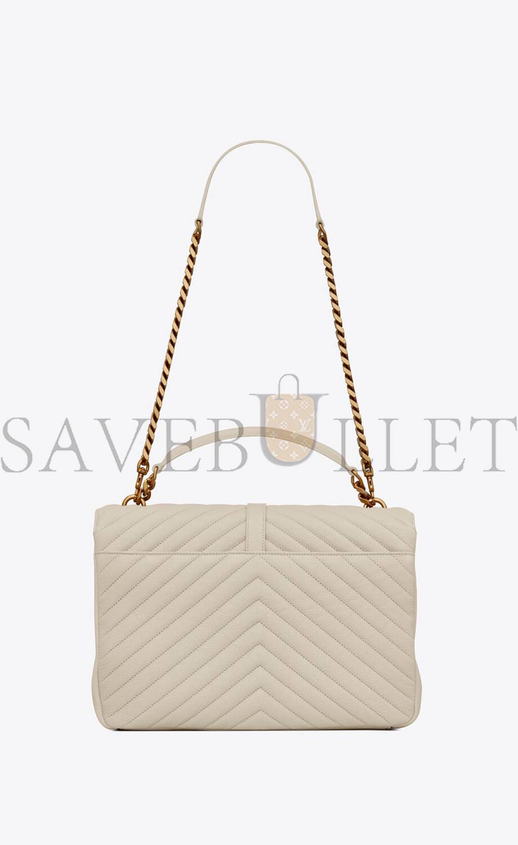 YSL COLLEGE LARGE CHAIN BAG IN QUILTED LEATHER 600278BRM079207 (32*20*8.5cm)