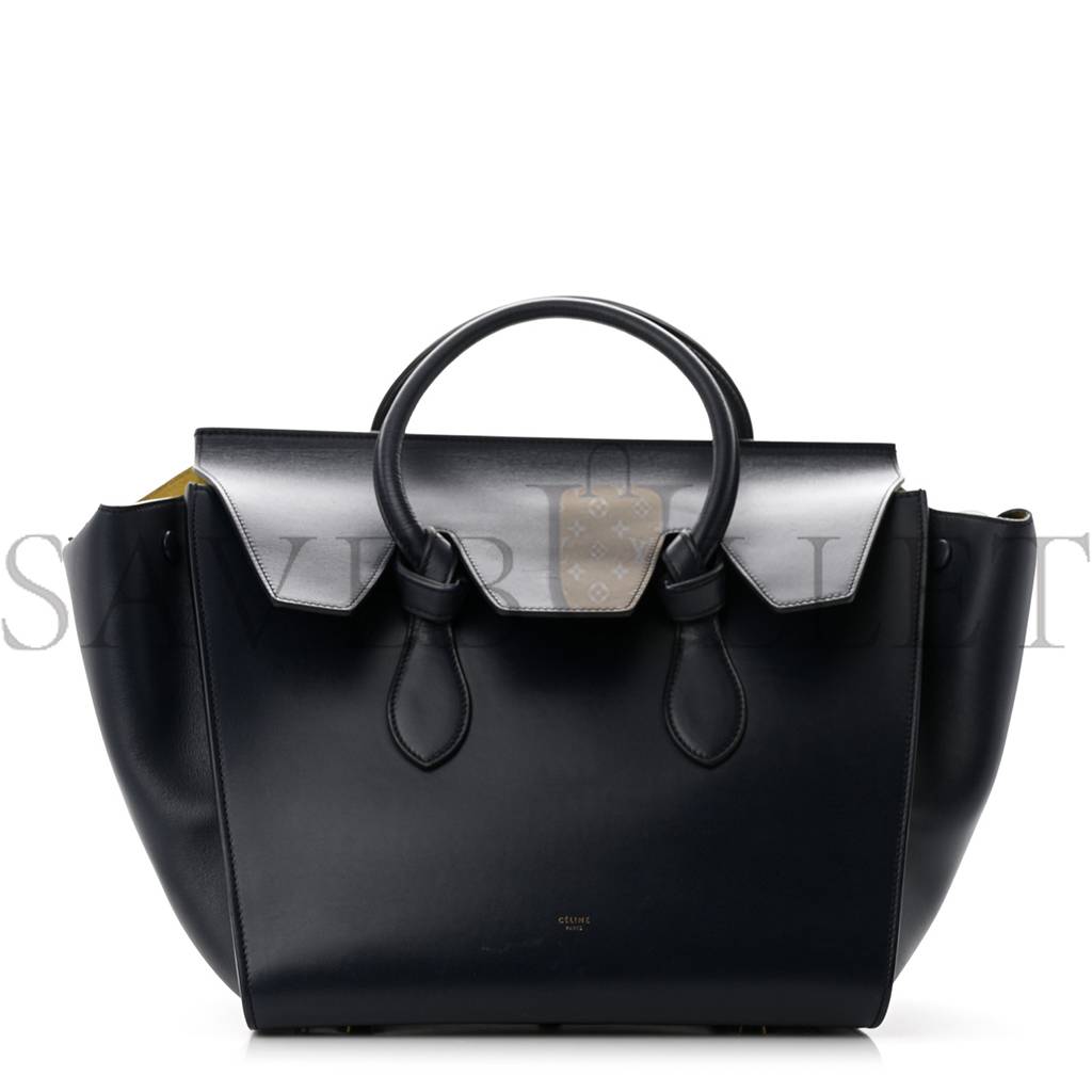 CELINE PALMELATO CALFSKIN MEDIUM TIE KNOT TOTE MIDNIGHT (28*28*20cm)