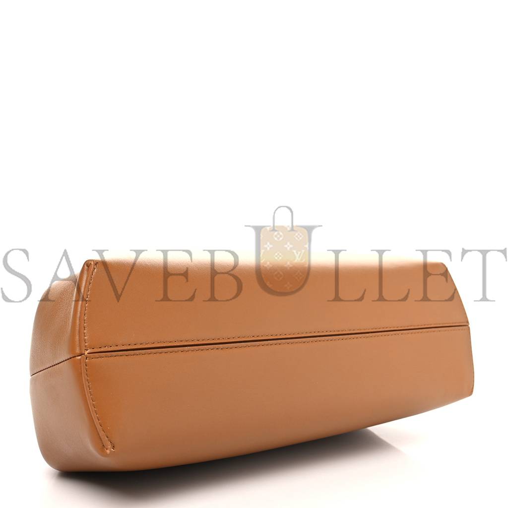 FENDI SHINY NAPPA MEDIUM FENDI FIRST CARAMELLO (30*25*10cm)